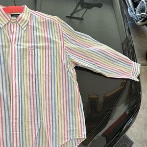 Awesome striped men’s long sleeve shirt in XXL